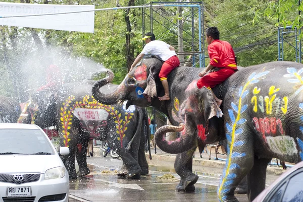 Festival dell'acqua in Thailandia — Foto Stock