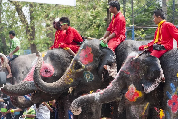 Festival dell'acqua in Thailandia — Foto Stock