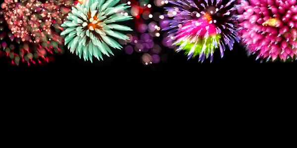 Hintergrund Feuerwerk — Stockfoto