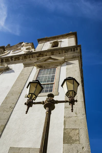 Church and lamps — Stock Photo, Image