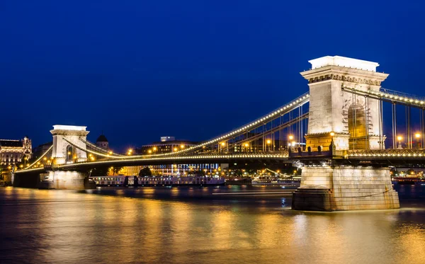 Szechenyi Chain Bridge, Budapest — Stockfoto