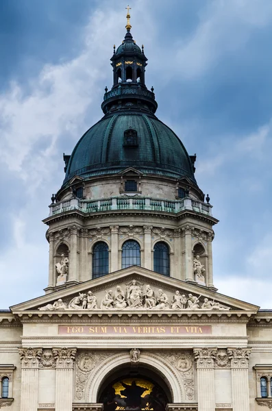 St. Stephen Basilica Dome, Budapest — Stock Photo, Image