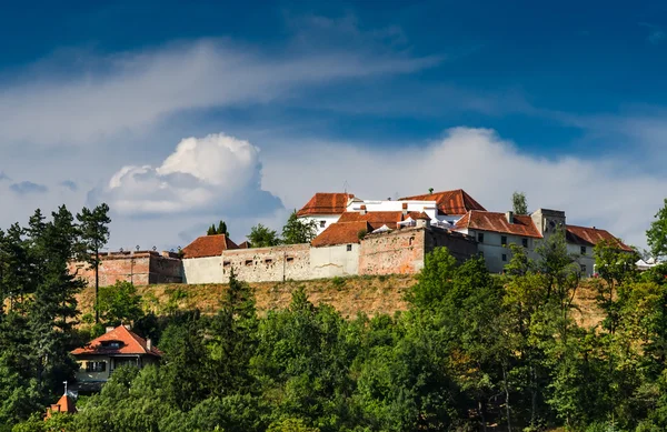 Braşov Kalesi. Romanya, Transilvanya. — Stok fotoğraf