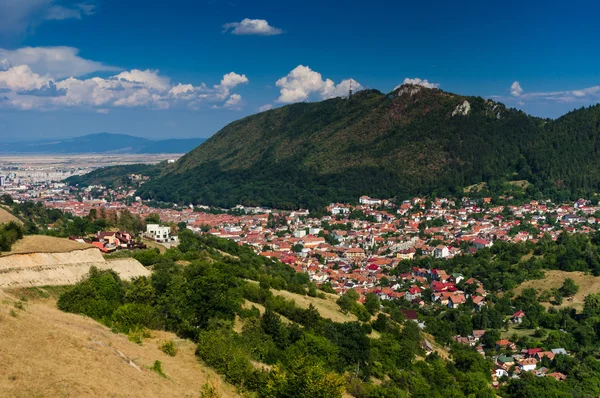 布拉索夫市中心城市景观罗马尼亚 — 图库照片
