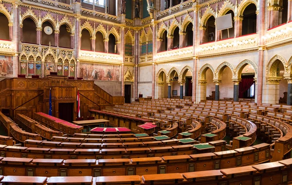 Chamber of Congress, Hungarian Parliament — Stock Photo, Image