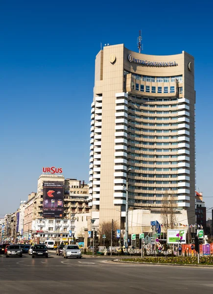 Bucharest. Hotel Intercontinental, Rmoania — Stock Photo, Image