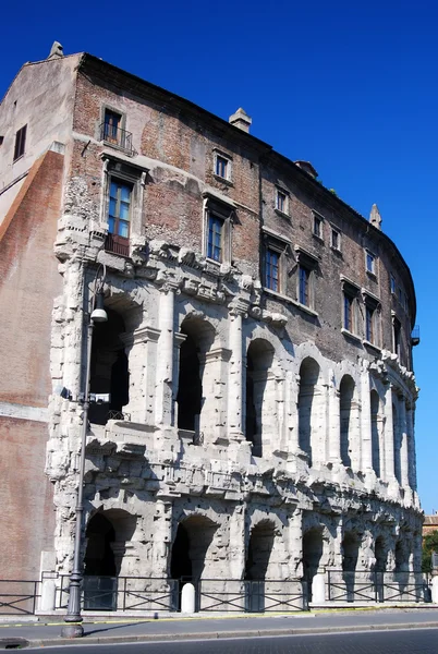 Marcelus theater, oude bouw in rome — Stockfoto