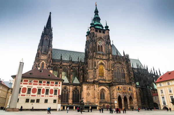 Прага, собор Святого Віта — стокове фото