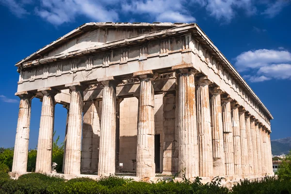 Starověký chrám Héfaistos, Athénách v Řecku — Stock fotografie