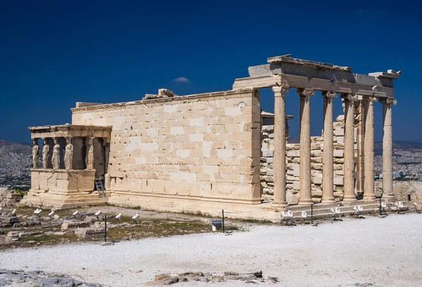 Tempio di Eretteo sull'acropoli, Atene — Foto Stock