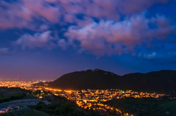 Brasov och tampa berg, Rumänien — Stockfoto