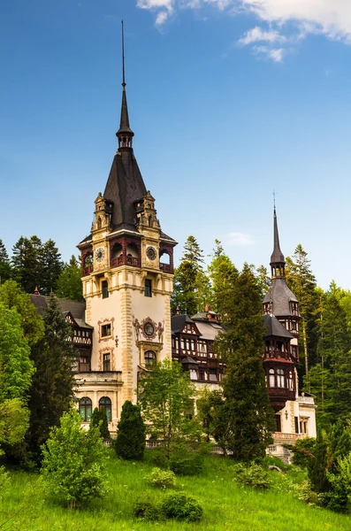 Romanya 'nın Sinaia kentindeki Peles Kalesi — Stok fotoğraf