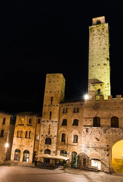 Torre Rognosa em San Gimignano, Toscana — Fotografia de Stock