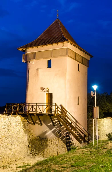 Brasov středověkých hradeb, Sedmihradsko, Rumunsko — Stock fotografie