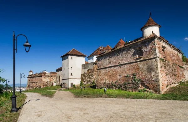 罗马尼亚布拉索夫堡垒 — 图库照片