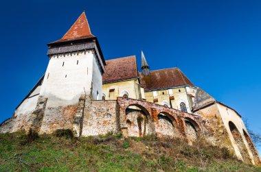 takviye edilmiş biertan kilise Transylvania'da, Romanya