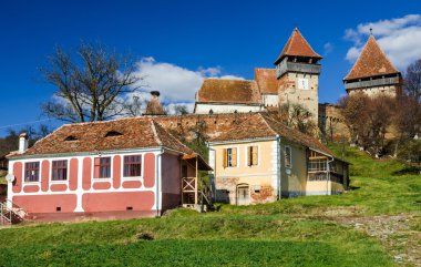alma VII ortaçağ köyü, Transilvanya, Romanya