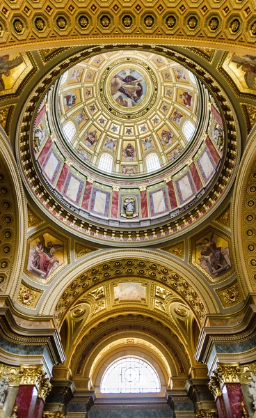 St. Stephen Basilica dome, Hungary — Stock Photo, Image