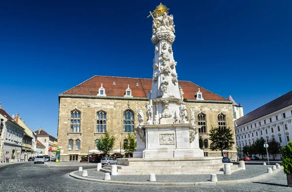 Budapeszt, placu Świętej Trójcy — Zdjęcie stockowe