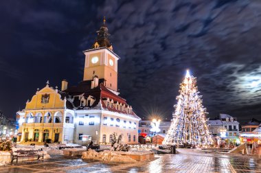 Brasov, Belediye Meydanı, Noel Romanya