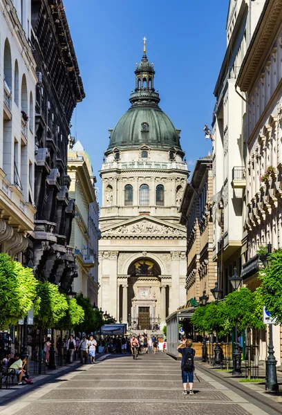 Saint stephen basiliek in Boedapest, Hongarije — Stockfoto