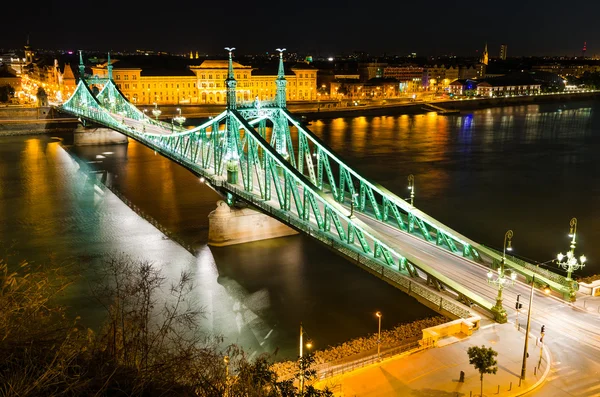 Szabadsag, Liberty Bridge in Budapest — Stock Photo, Image