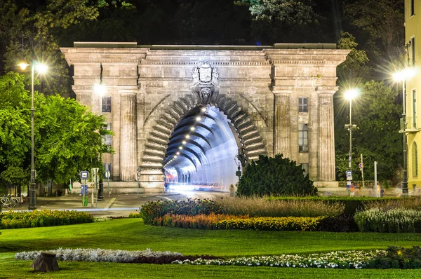 Túnel Adam Clark em Budapeste, Hungria — Fotografia de Stock