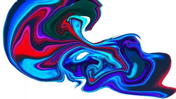抽象背景上的彩色运动纹理 — 图库视频影像