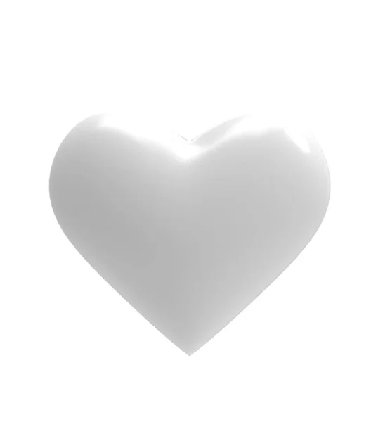Иконка Сердца Выделена Белом Фоне Иллюстрация — стоковое фото
