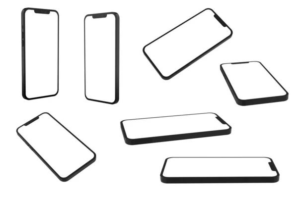 Modèle Téléphone Portable Mockup Illustration — Photo