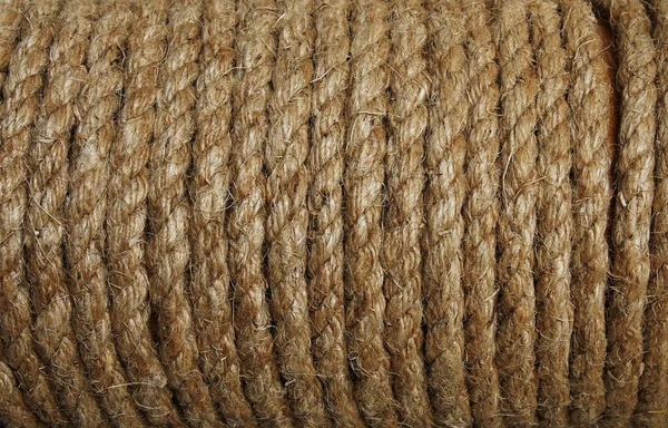 Тло Текстури Коричневої Мотузки — стокове фото