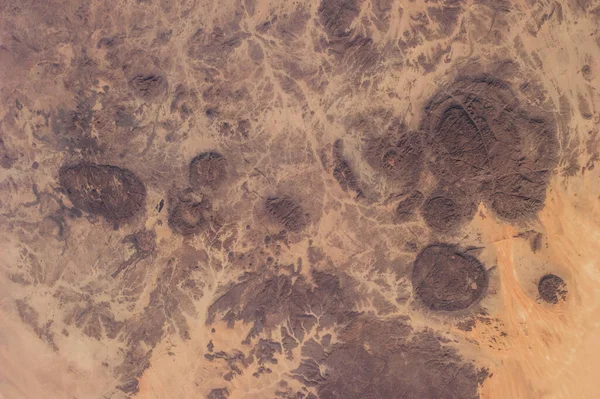 Top view of sahara desert. Elements of this image furnished by NASA.