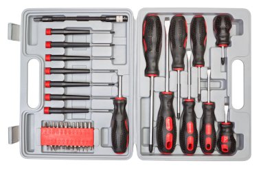 kutu set mekaniği için farklı araçlar.