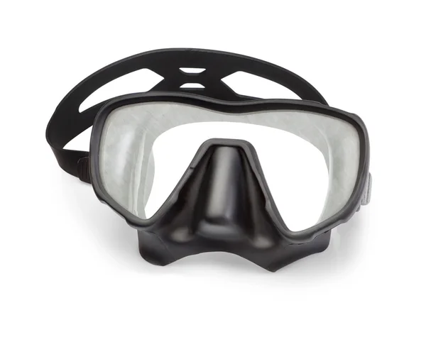 Mask for snorkeling and diving. On a white background. — Stock Photo, Image