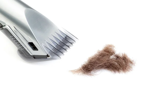 The hair clipper on a white background. Close-up. – stockfoto