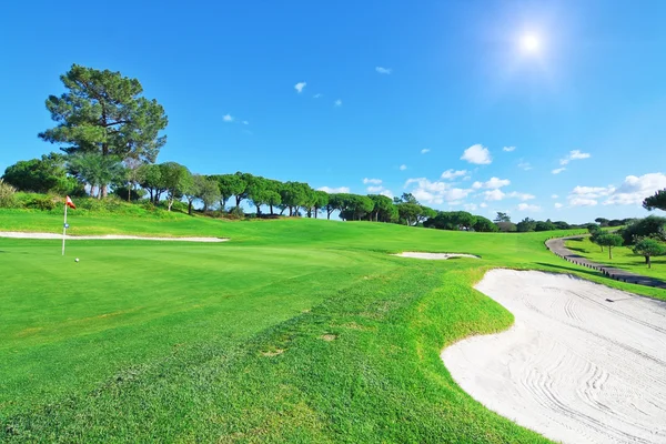 Luksusowe pole golfowe na wakacje. — Zdjęcie stockowe