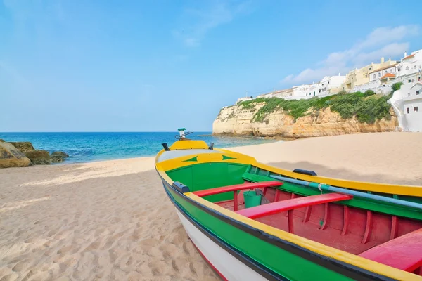 Magnificent beach on the coast of Portugal at Villa Carvoeiro. F — Stock Image Magnificent beach on the coast of Portugal at Villa Carvoeiro. F Royalty Free Stock Images