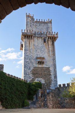 beja, Portekiz villa kemer ile antik kale kule.