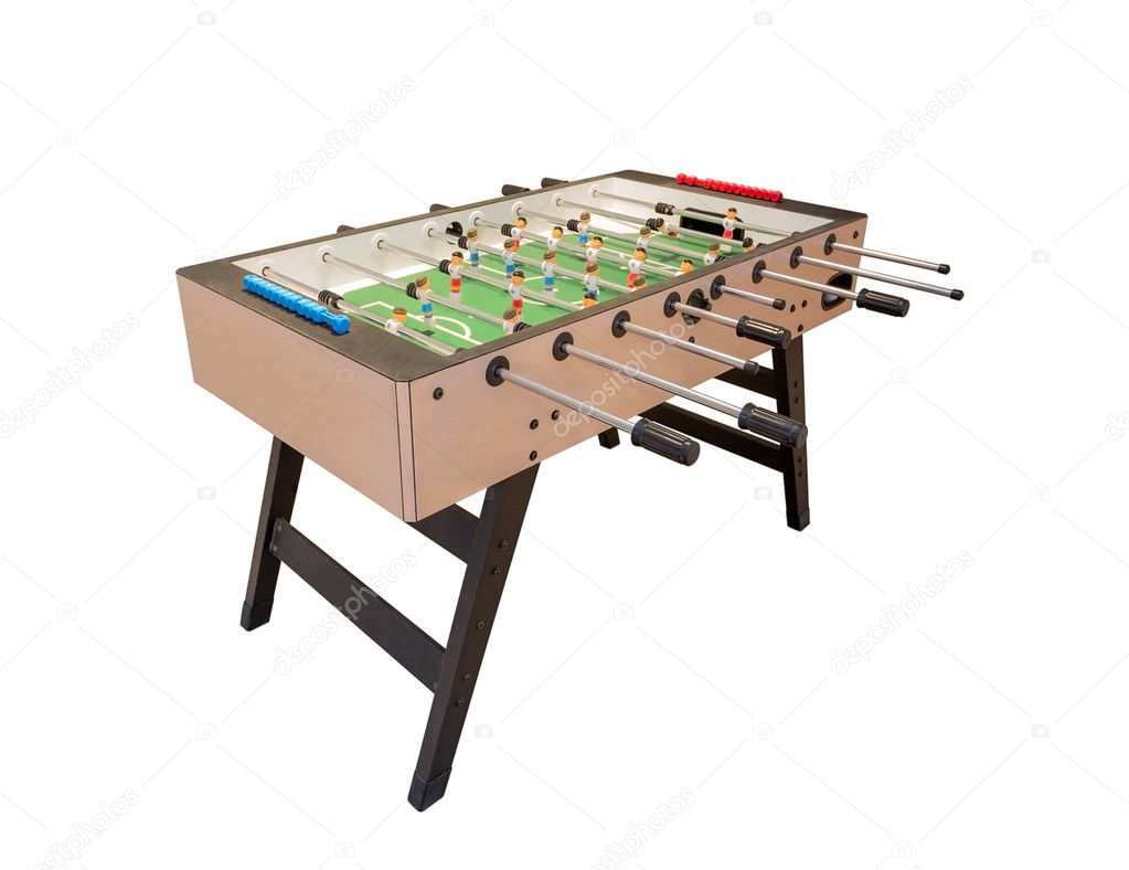 Tabletop football game. For entertainment sports. Matraquilhos