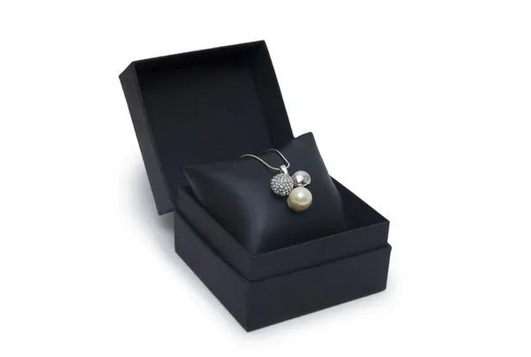 Luxury necklace in box — Stock Photo, Image