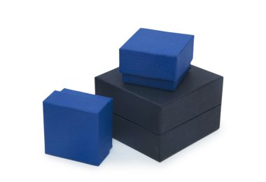 hediye kutuları beyaz arkaplanda izole