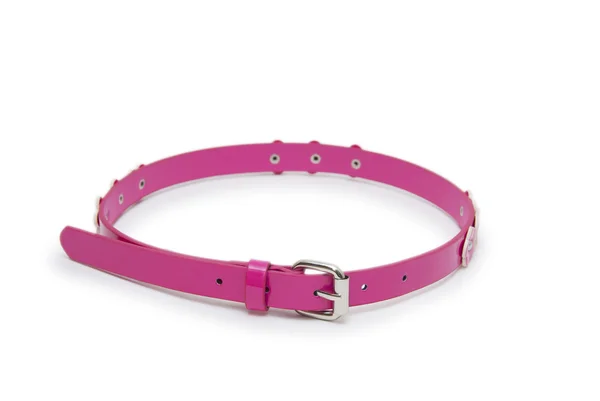 Belt pink color isolated — Stock Photo, Image