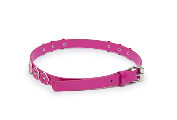 Belt pink color isolated — Stock Photo, Image