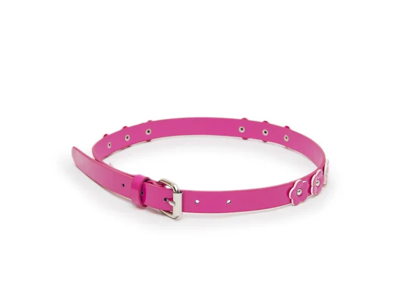 Belt pink color isolated — Stock Photo, Image