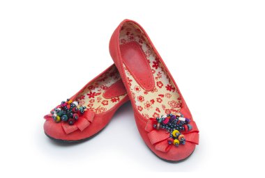 Bale ayakkabıları beyazda izole edilmiş.