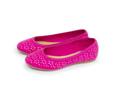 Bale ayakkabıları beyazda izole edilmiş. 