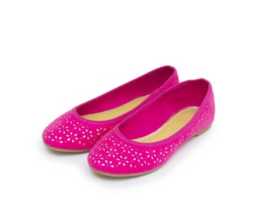 Bale ayakkabıları beyazda izole edilmiş. 