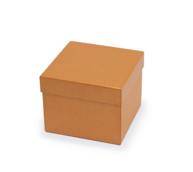 hediye kutusu beyaz arkaplanda izole edildi 