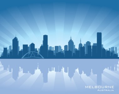 Melbourne, Australia skyline clipart