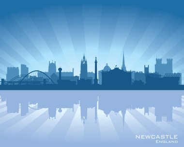 Newcastle, England skyline clipart